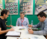 While attending electronica 2014 last November, CEO of ASIC Design Services, Tony Dal Maso (middle), signed a distribution agreement with Elnec, represented by sales and marketing director Vladimir Doval (left). Also in attendance was ASIC’s field applications engineer, Francois Labuschagne (right).